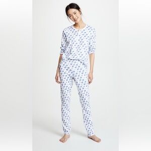 Roller Rabbit Blue and White Pajama Set